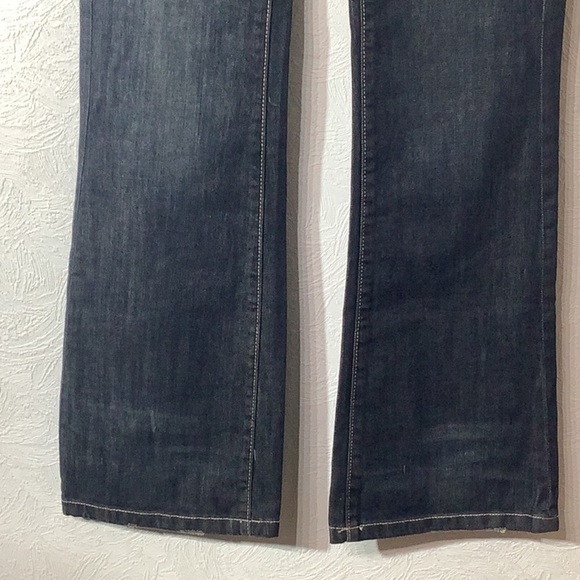 Converse One ⭐️ Star NEW - Sz 6 - bootcut whiskered lightweight Jeans - Picture 4 of 6